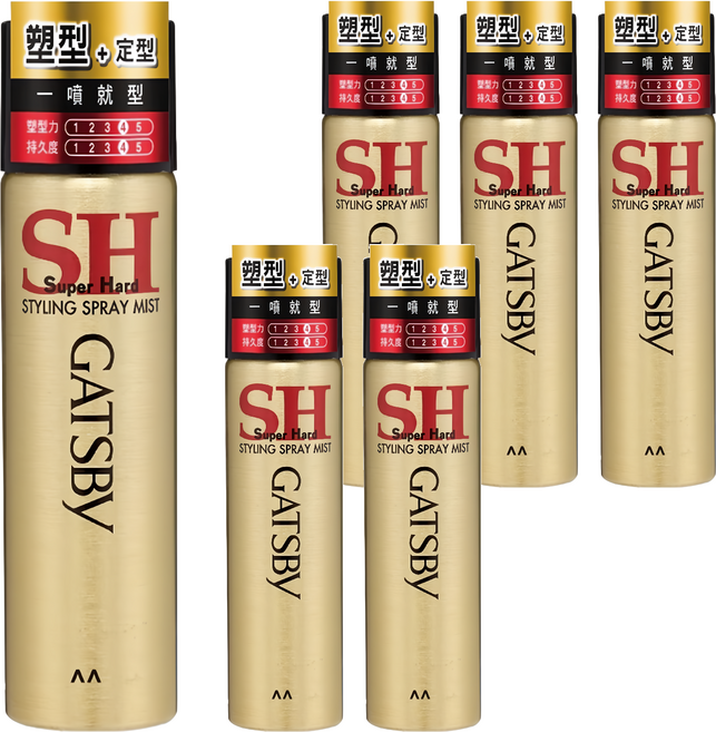 GATSBy 塑型噴霧, 6瓶, 65ml