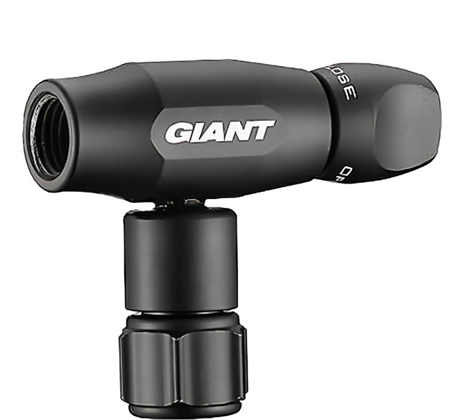 GIANT 捷安特 可調流量式CO2氣嘴 CONTROL BLAST 0, 黑色, 1個