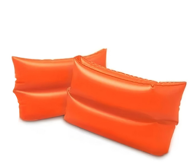 INTEX 大手臂圈 25 x 17cm, 橘紅色, 1組