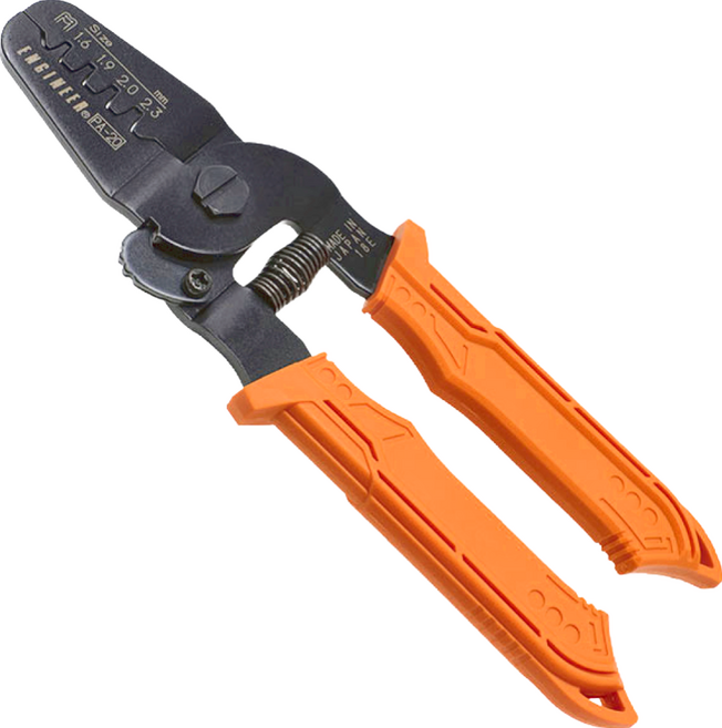 ENGINEER 工程師 極精密壓著鉗 EPA-20 端子壓著鉗18-28AWG 高碳鋼材質 全長175mm 重137g, 1支