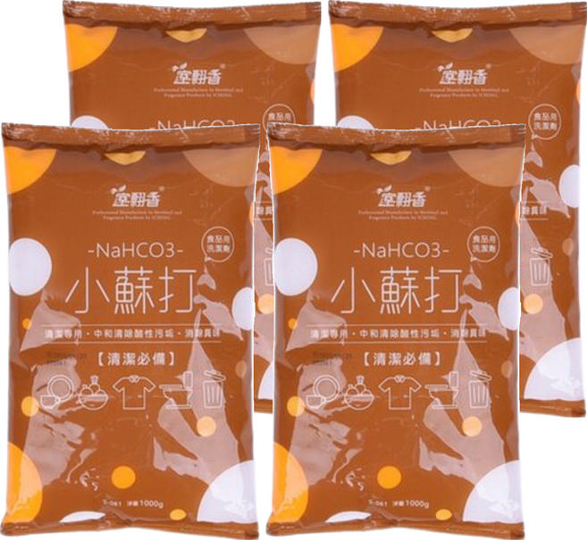 室翲香 小蘇打 S061, 1kg, 4包