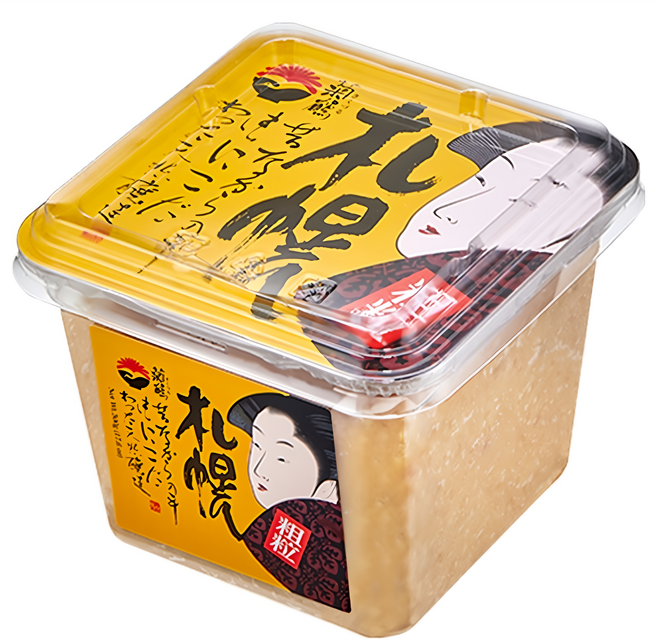 菊鶴 札幌味噌 嚴選非基改黃豆、台灣國產白米 古早技法製作 自然發酵熟成, 500g, 1盒