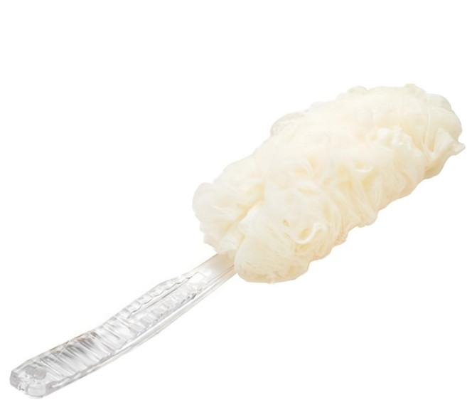 KEYTOSS 詰朵斯 專利泡泡沐浴刷(長) 人體工學三度空間柔感設計, 裸色, 1支, 1支