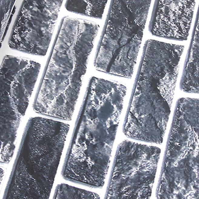 WA. WALL ART 仿真立體磚紋 防水自黏壁紙, 海岩石磚