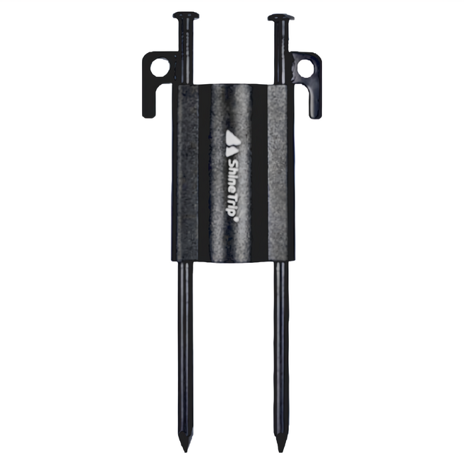 ShineTrip 山趣 營柱固定器 A434-T00, 黑色