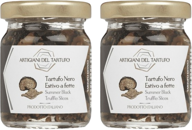 ARTIGIANI DEL TARTUFO 職人 夏季黑松露切片, 50g, 2罐