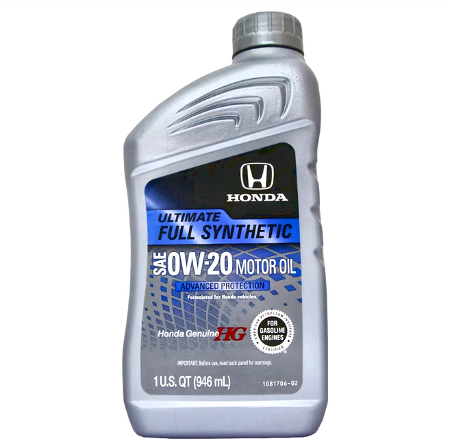 HONDA 本田 FULL SYN, 0W/20, 946ml, 1瓶