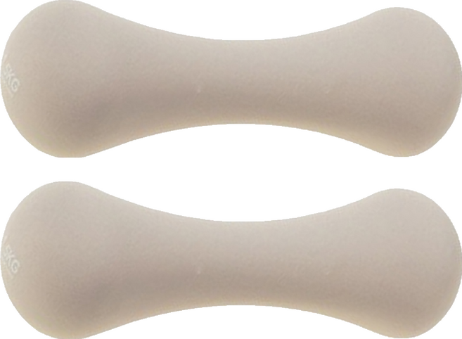 comet Sports 泡棉啞鈴 灰色, 1.5kg, 2個