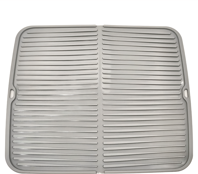 SiliPot 矽膠瀝水盤 灰色 尺寸35x30x0.6公分, 1個, 1