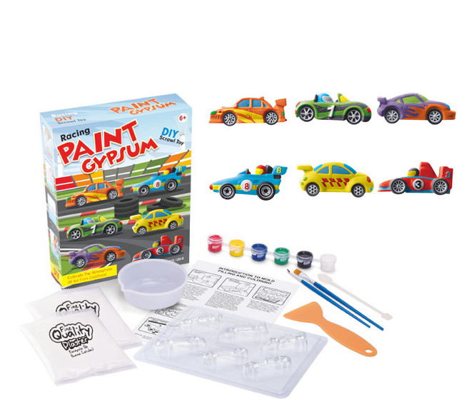 彩繪石膏, 小賽車手, 1盒