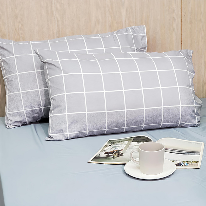 J-bedtime 床寢時光 絲絨棉美式信封枕套 台灣製 G6705B-1