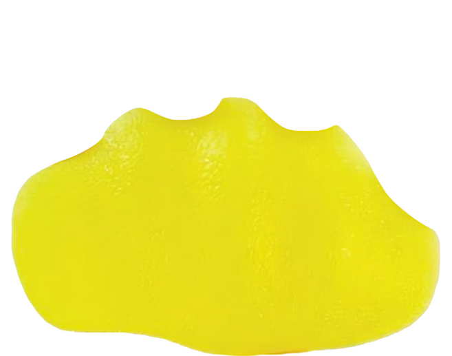 HAPPI FIT 快樂動 可頌 握力球, 1個, 黃色