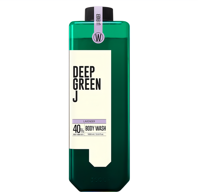 J'SOOP Deep Green J Arome 沐浴露 薰衣草香, 1L, 1瓶