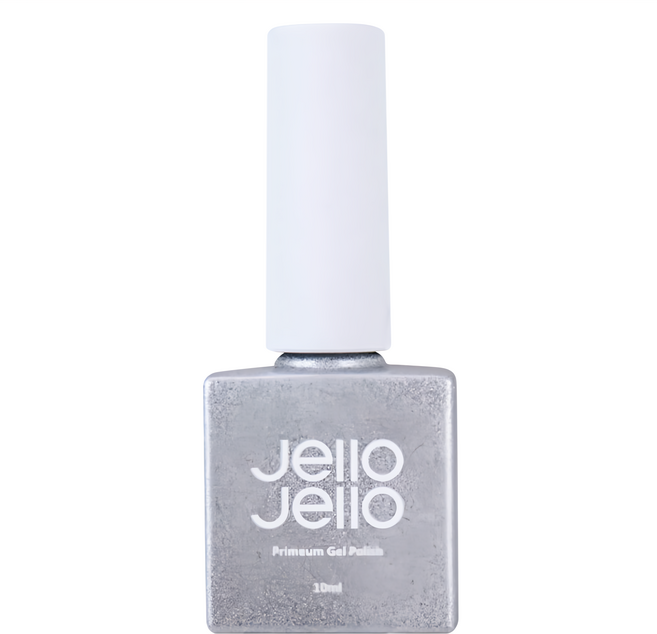 Jello Jello 亮片系列 彩色美甲凝膠, JG-01 Mirror Ball Silve, 10ml, 1瓶