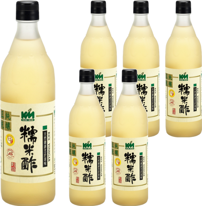KOKUMORI 穀盛 糯米酢, 600ml, 6瓶