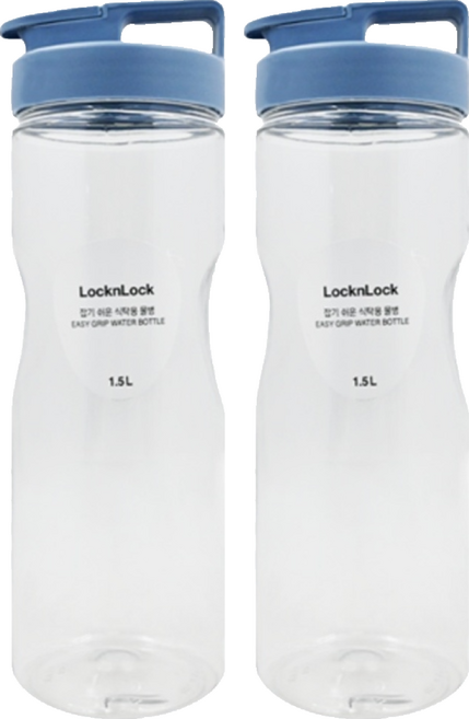 LocknLock 樂扣樂扣 PET冷水壺, 莫藍迪藍, 1.5L, 2個