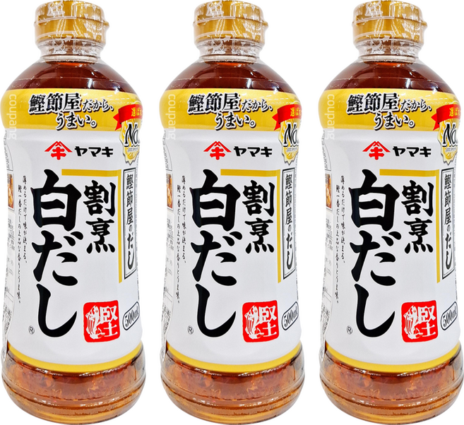 Yamaki 雅媽吉 鰹魚淡色濃縮高湯, 500ml, 3瓶