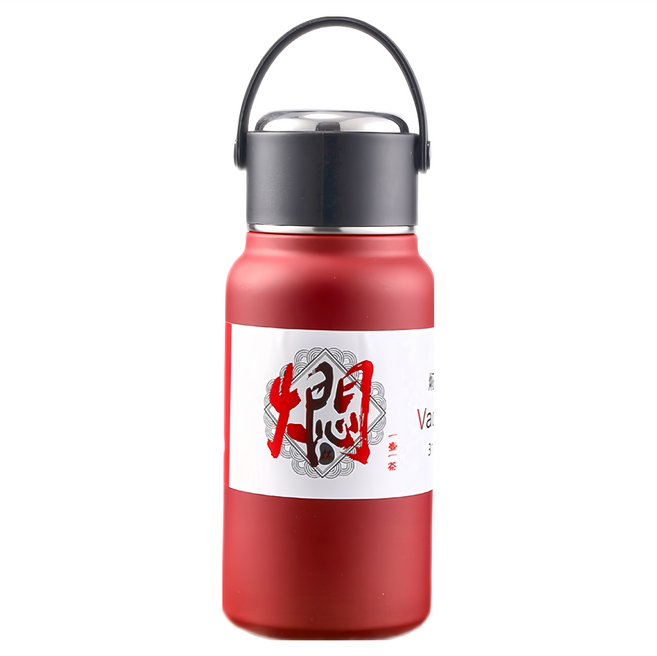 apex Innovation 316不鏽鋼茶水分離悶燒保溫杯 不鏽鋼濾網, 紅色, 800ml, 1個