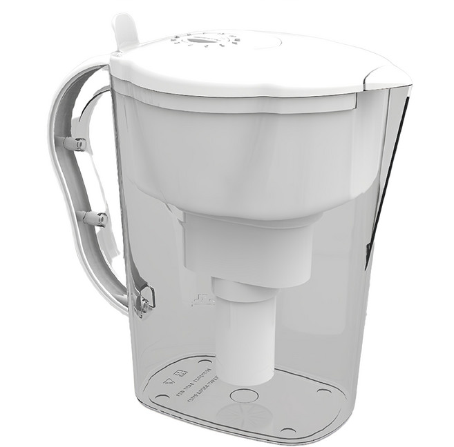 ALYA 歐漾 中空絲膜濾水壺 PI-02W-UF, 白色 + 透明色, 3.5L, 1個