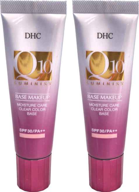 DHC 台灣公司貨 Q10持久透亮隔離霜 SPF30 PA++ 30g, 粉紅色, 2條