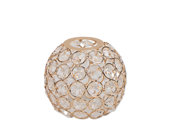 WellHike 玩客 水晶球燈罩, 鈦金色, 1個