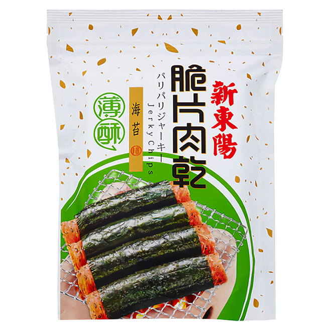 新東陽 海苔脆片肉乾, 75g, 1包