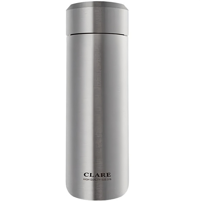 CLARE 316陶瓷保溫杯 不銹鋼, 銀色, 1個, 500ml