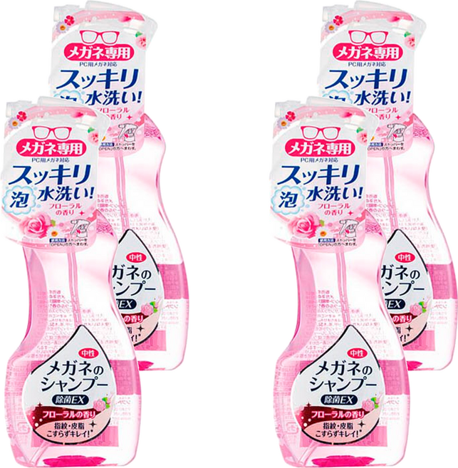 SOFT99 眼鏡清潔噴霧, 無色, 4瓶