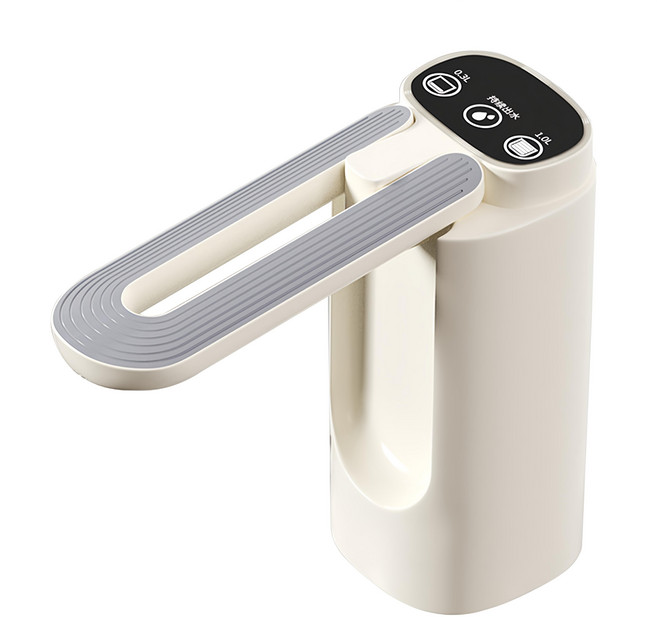 OMG USB數顯觸控抽水器 灰白色, 6MG1412JDGW, 1個