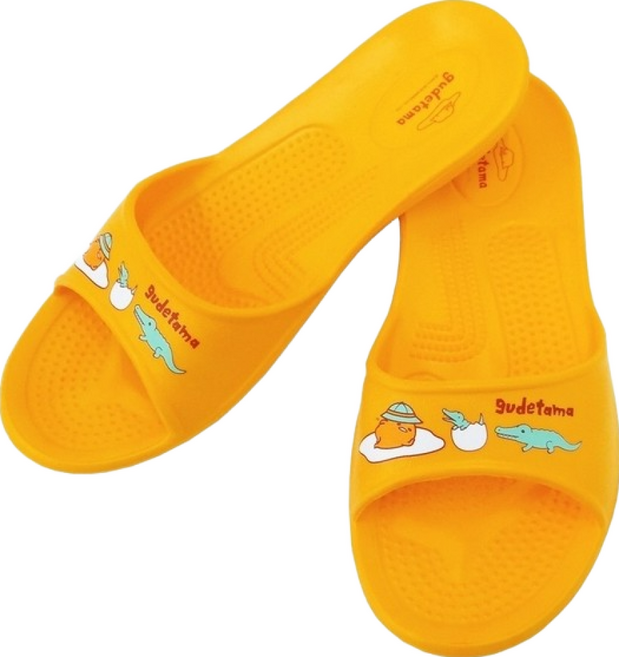gudetama 蛋黃哥 舒適EVA止滑拖鞋, 探險款, 1雙