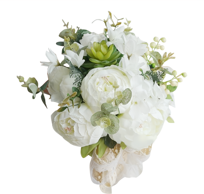 捧花, 優雅白, 1個