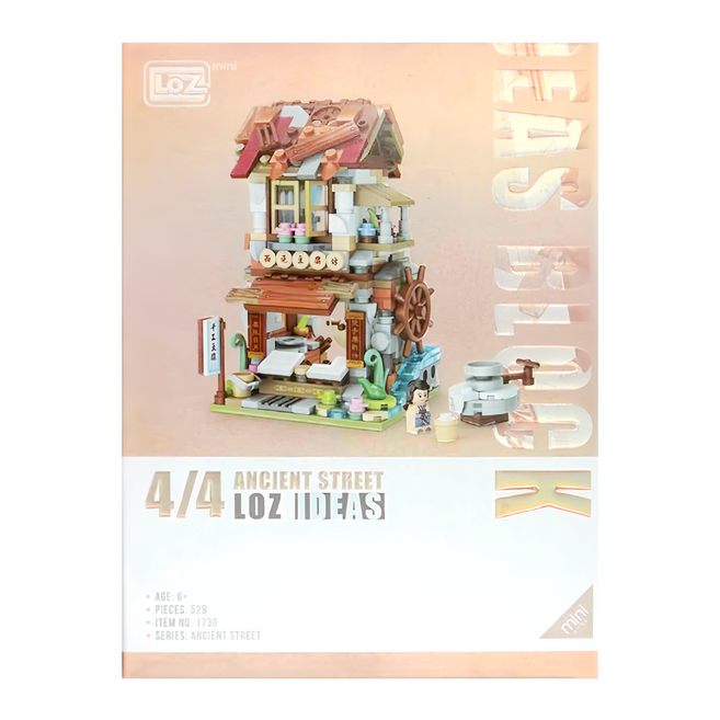 LoZ 豆腐坊 3歲以上, 豆腐坊 多色, 1盒