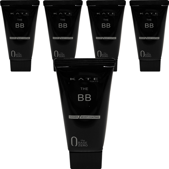 KATE 凱婷 台灣公司貨 零瑕肌密高遮瑕保濕BB霜 SPF20 PA++, EX-2, 30g, 5條