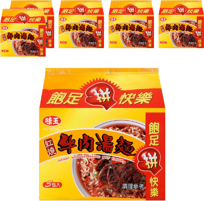 味王 紅燒牛肉湯麵 83g, 30包