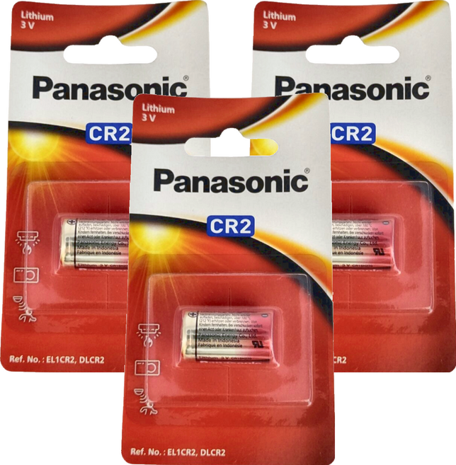 Panasonic 筒型鋰電池 CR2/1B, 1入, 3個
