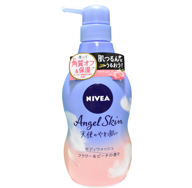 NIVEA 妮維雅 天使柔膚沐浴乳 花朵&密桃香, 480ml, 1瓶