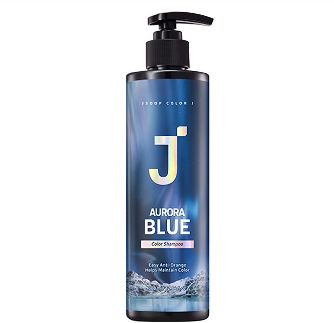 J'SOOP 護色洗髮乳 藍色, 1瓶, 380ml
