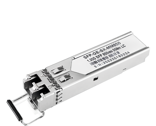 LC雙纖光模組 SFP 1.25G 850nm 多模 550M, 59mm, 銀色, 1個