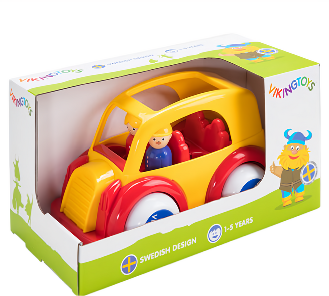 VIKINGTOYS 維京玩具 達克斯車車 附人偶 2個, 混合顏色, 1組