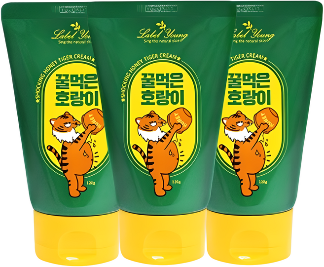 [쿠팡만특가]꿀먹은호랑이 속건조NO 보습영양수분 별스타그램 셀럽 추천템, 120g, 3개