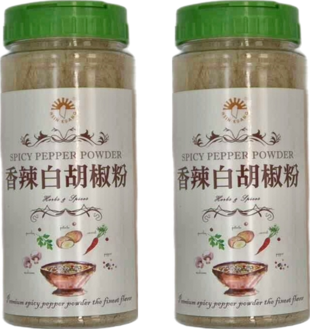 新光洋菜 香辣白胡椒粉, 250g, 2罐