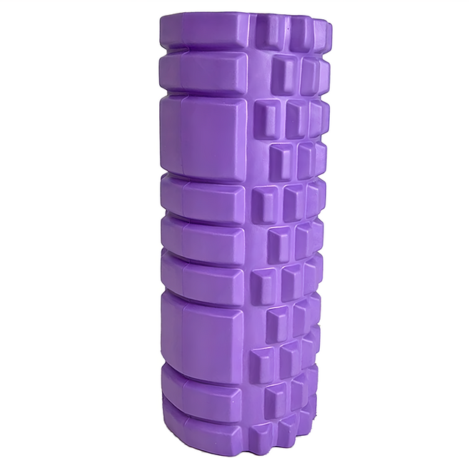 瑜珈柱 32 x 13.5cm 紫色 深層肌肉按摩 運動後舒緩 輕巧易攜帶, 1個