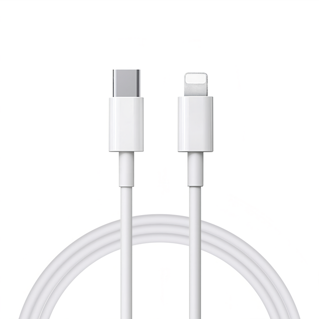 Timo TPE 傳輸充電線 加粗銅線芯 Type C-Lightning 2A 100CM, 1條