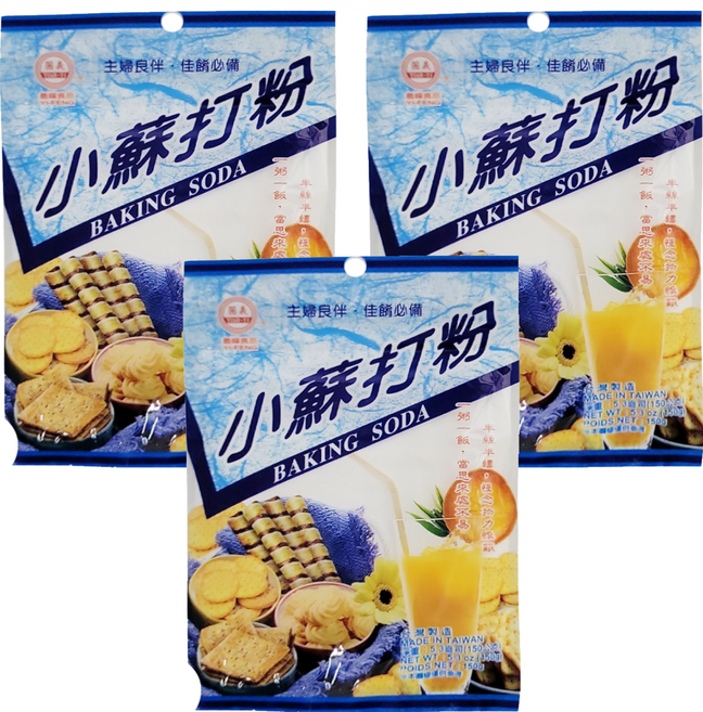 義峰食品 小蘇打粉 150g 烘焙用, 3包
