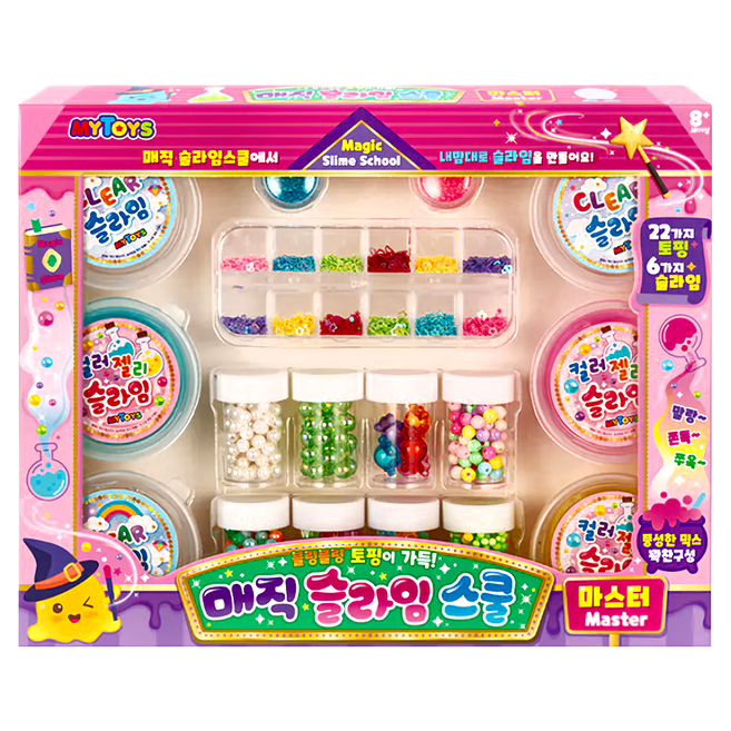 韓國 MYTOYS 史萊姆 豪華寶盒28件組, 多色, 1組