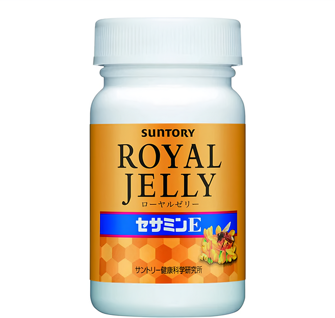 SunTORY 三得利 台灣公司貨 蜂王乳 + 芝麻明E錠, 120顆, 1罐