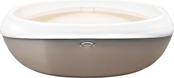 Richell 利其爾 拉普蕾蛋型便盆, 自然白, 1個