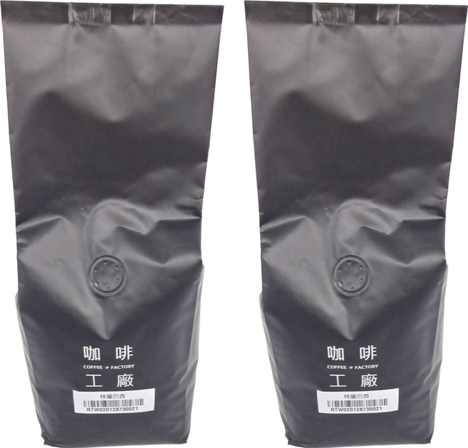 咖啡工廠 精品級G1咖啡豆 特選巴西, 咖啡豆(無研磨), 450g, 2包