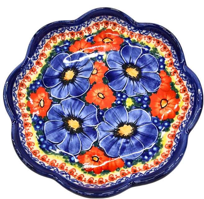 波蘭陶 Cerraf 波浪盤 18cm, 1個