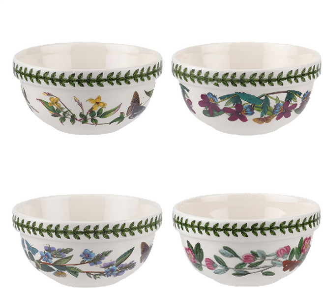 Portmeirion 波特玫琳恩 經典植物園系列 4.5英吋 - 英國產, 飯碗, 顏色隨機, 1組